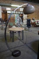 belle lampe vintage en arc - années 70 - arc en aluminium pe…