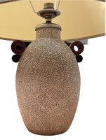 Lampe en céramique à anse, H 24 cm ( 57 cm avec le chapeau d… (photo 2)