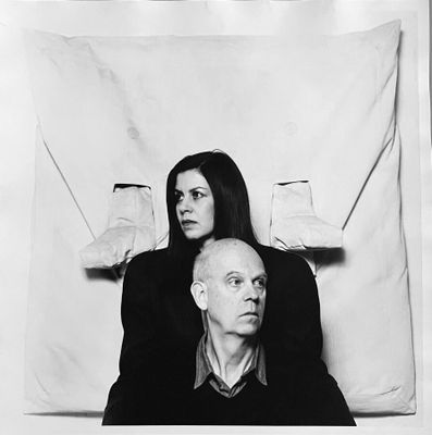 Paul Blanca Claes Oldenburg Coosje van Bruggen dans leur ate…