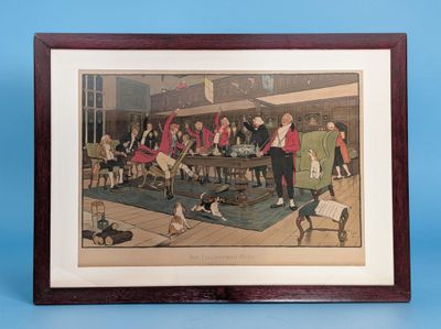 an image of a painting of a group of people in a room