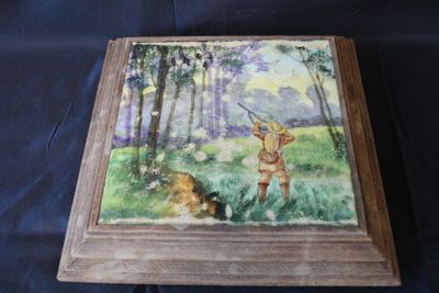 Dessous de plat thème chasse