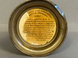 a picture of a gold plate with a poem on it