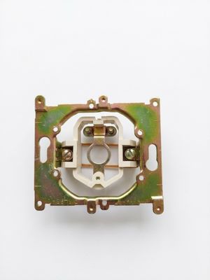 an image of a close up of a metal object on a white surface