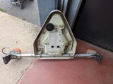 a picture of a metal object sitting on the ground