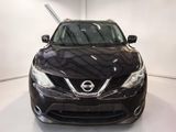the front view of a black nissan murano parked in a garage