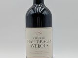 bouteille de vin rouge Château Haut-Bages Averous sur fond blanc