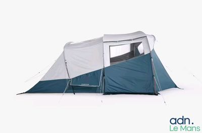 a close up of a tent on a white background