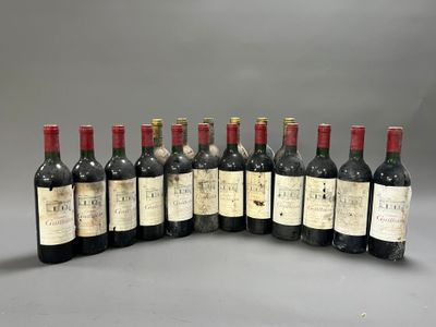 [Bordeaux]. LOT de vin comprenant :