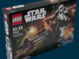 a box with a lego star wars action figure on it