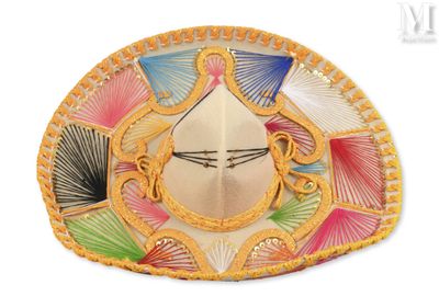Jean-Marie PFAFF. Sombrero offert au joueur lors de la Coupe…