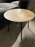Canapé d'angle gris et sa petite table basse ronde (photo 3)