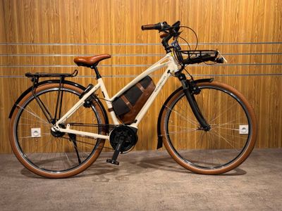 an image of a bicycle parked in a garage