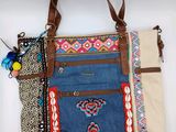 a close up of a purse with a purse strap on it