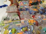 a lot of toys that are sitting on a table