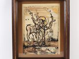 an image of a painting of a group of people in a frame