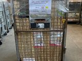 a cart that has a lot of items in it