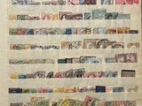 a picture of a picture of a piece of paper with stamps on it