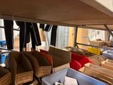 many boxes that are sitting under a table