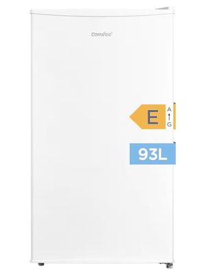 a white refrigerator freezer sitting on top of a white counter