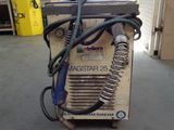 a machine that is sitting on the floor in the garage