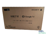 a cardboard box with a picture of a tv on it