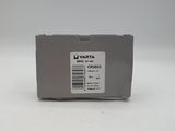a close up of a gray box on a white surface