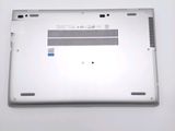 the back of a laptop with the bottom panel removed