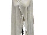 white shawl draped over a mannequin torso on a mannequin stand