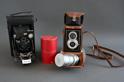 Appareil photo 6x6 Atoflex avec objectifs Pierre Angénieux P… - Photo 1