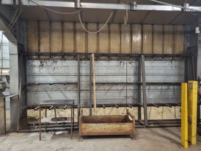 a picture of a large room with a bunch of items in it