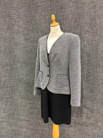 CHOPIN Roma – Robe bleu marine et ivoire (taille 40-42 à vue) et ...