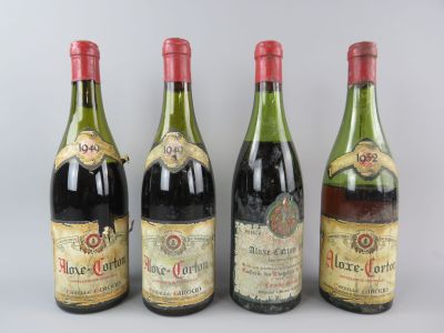 4 bt de Bourgogne rouge, Aloxe Corton, Camille Giroud, 2 de …