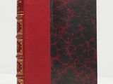 the book is red and black with gold trimmings