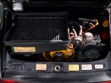 a small engine in the trunk of a car