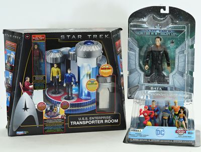 two action figures that are in a box