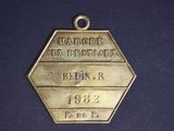 brass plated medal of the air dessauux