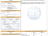 a close up of a document with a picture of a car on it