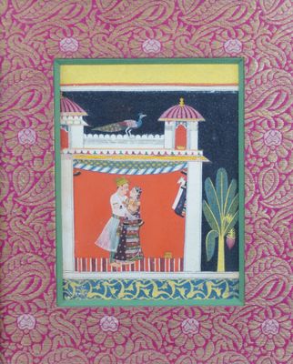 Illustration d'un Ragamala, Inde centrale, Malwa, fin XVIIèm… - Photo 1