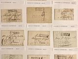 une image représentant une collection d'anciennes enveloppes portant des inscriptions