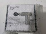 a package of massage gun wrapped in bubble wrap