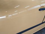 a close up of a door handle on a car