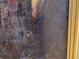 a painting of a woman with a banana in her hand