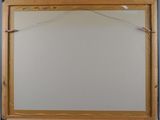 a picture of a mirror hanging on the wall