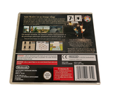 a back cover of a video game on a white surface