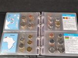 a book with a bunch of coins inside of it