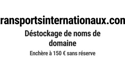 Nom de domaine transportsinternationaux.