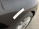 a sticker on the side of a car that says caution