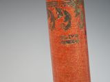 a close up of a baseball bat that has a logo on it
