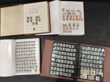 a lot of stamps on the pages of a book