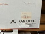 a box with a sticker on it sitting on a table